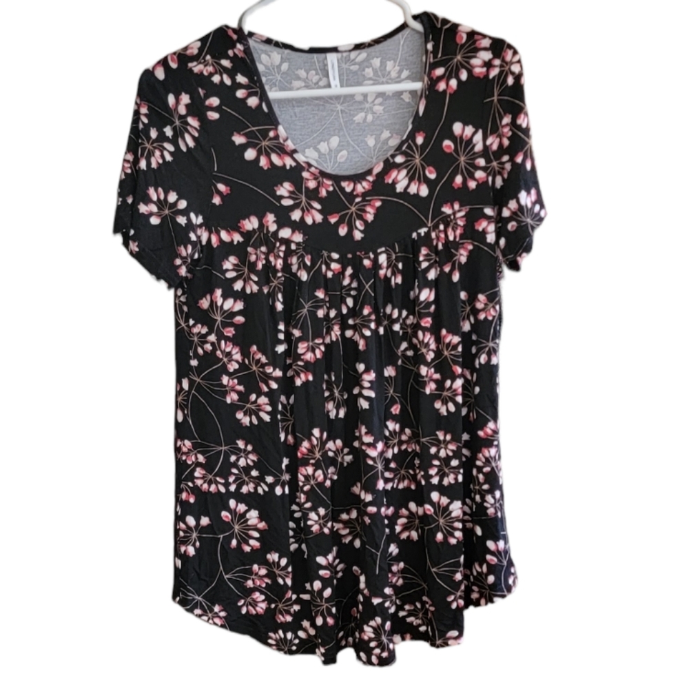 LONGYUAN Floral Blouse